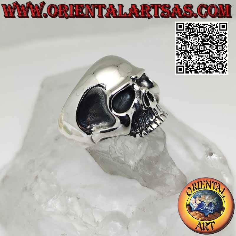 Bague en argent, crâne de Keith Richards (Rolling Stones)