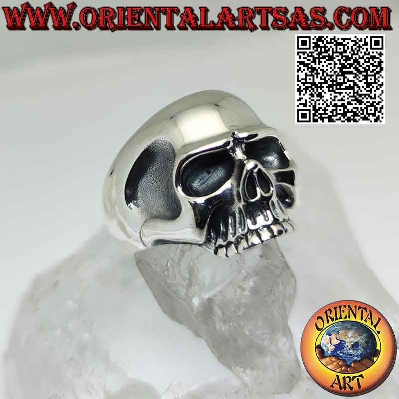 Anello in argento, teschio di Keith Richards (Rolling Stones)