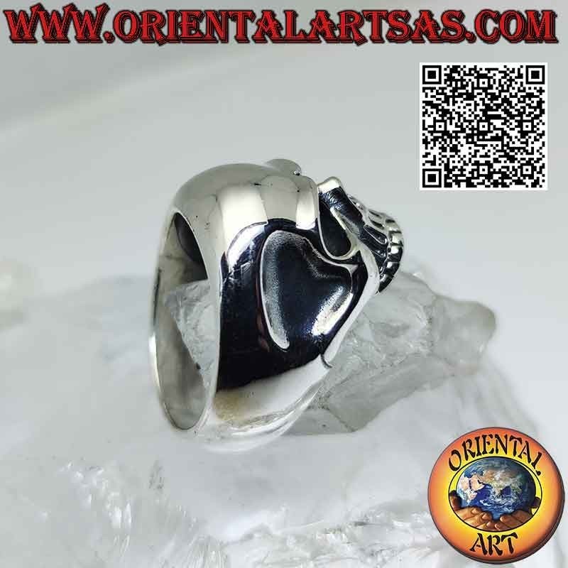 Silver ring, Keith Richards skull (Rolling Stones)