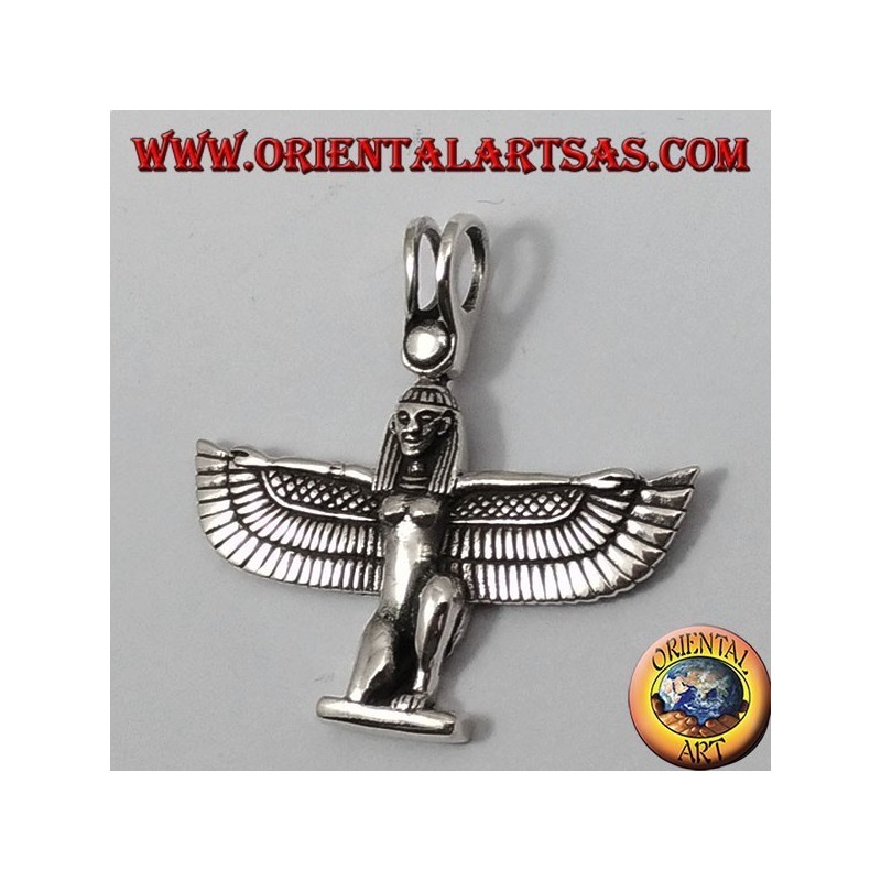 Ciondolo Dea Iside Alata Argento 925 | Simbolo Egizio | Oriental Art