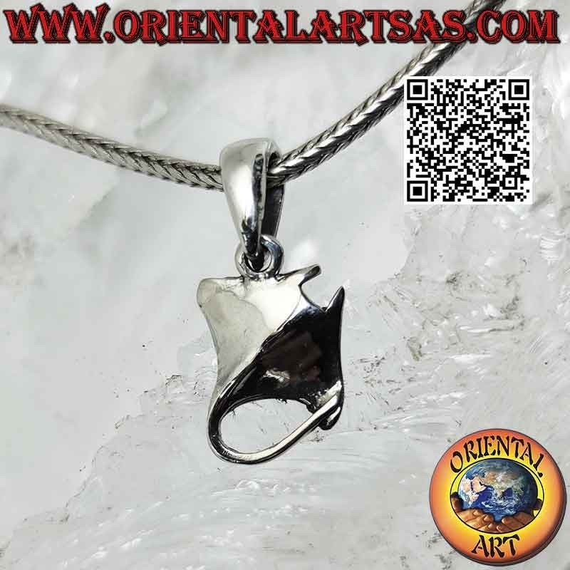 Silberanhänger, Rochen, Mantarochen oder Torpedo (klein)