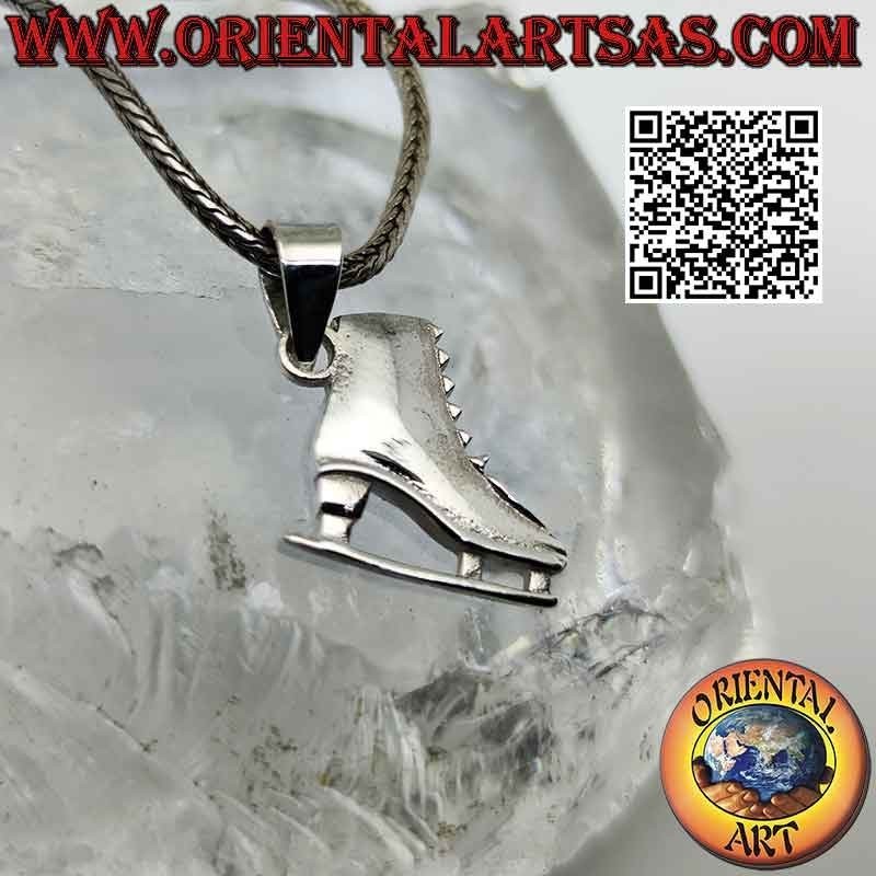 Colgante de plata el patín de hielo (patinaje artístico)