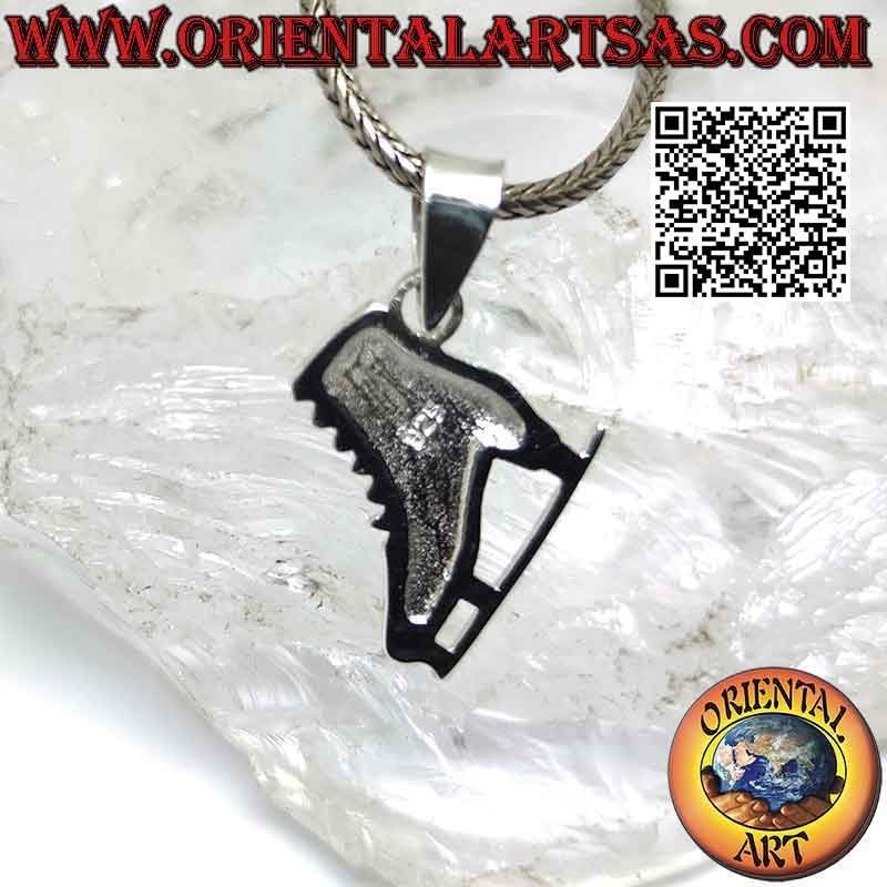Ciondolo in argento il pattino da ghiaccio (pattinaggio artistico)