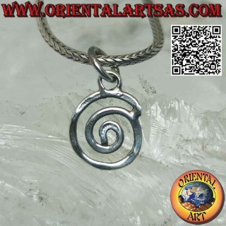 Ciondolo in argento, Spirale Evolvente o di Archimede