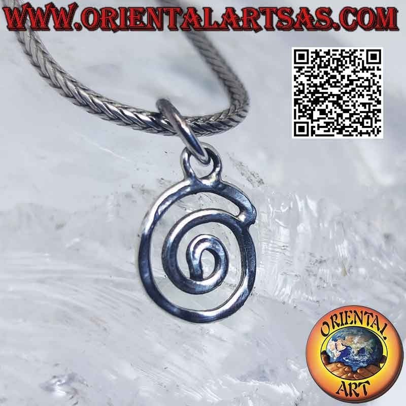 Pendentif en argent, Spirale Evolutive ou Archimède