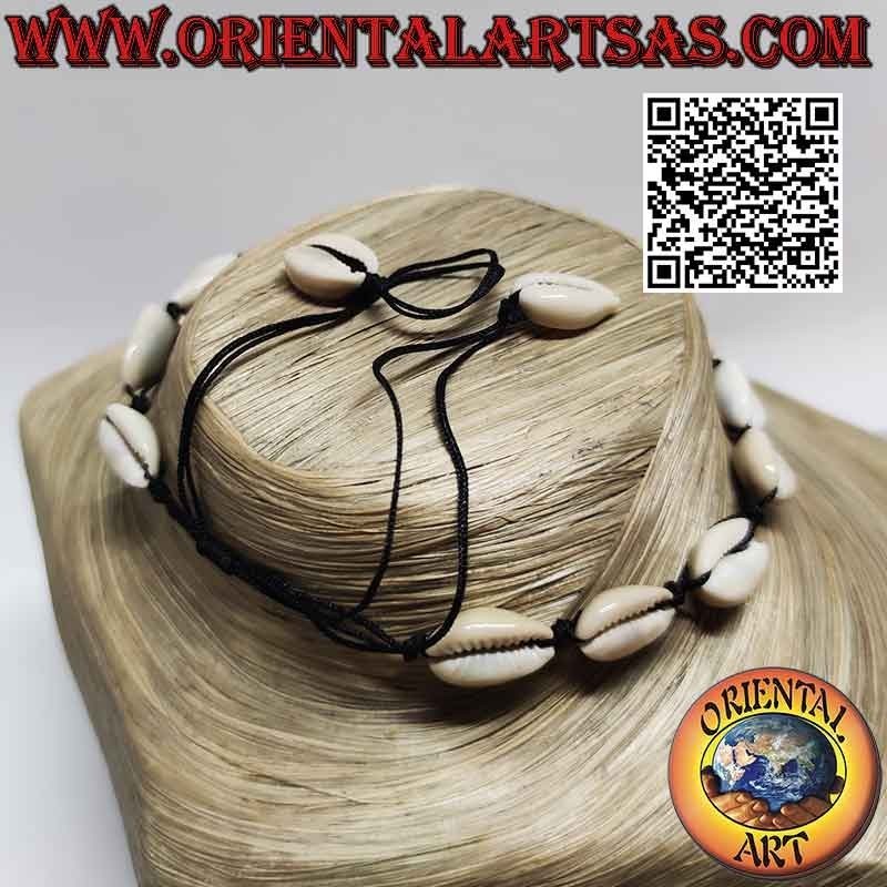 Collier ras du cou cauris (15)