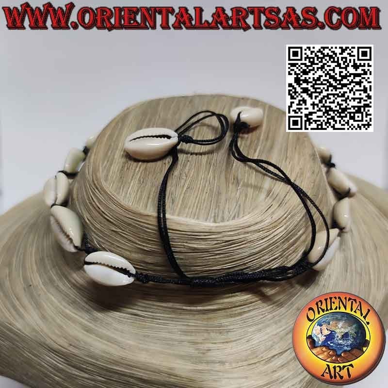 Cowrie shells choker necklace (15)