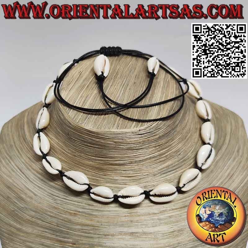 Choker-Halskette aus Kaurimuscheln (17)