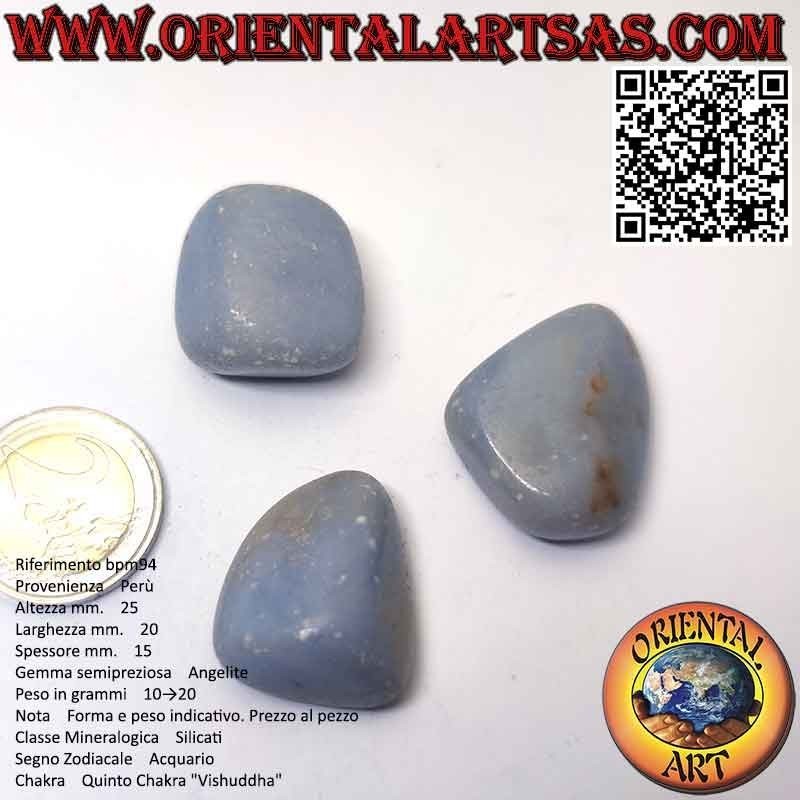 Angelita (anhidrita o piedra de los Ángeles) revuelta