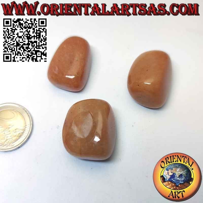 Aventurine rouge roulée