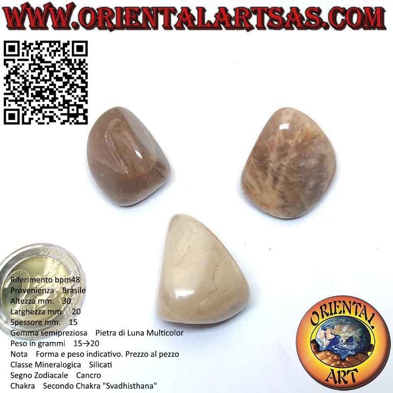 Tumbled Multicolor Moonstone