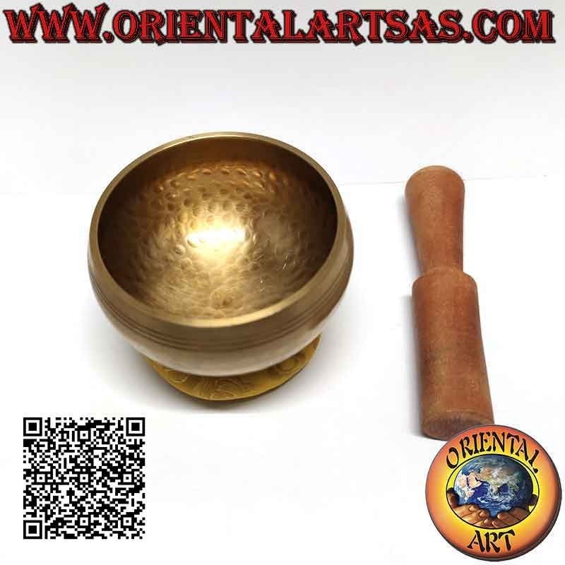 9,5 cm Ø tibetische Glocke mit Klöppel (240 g)