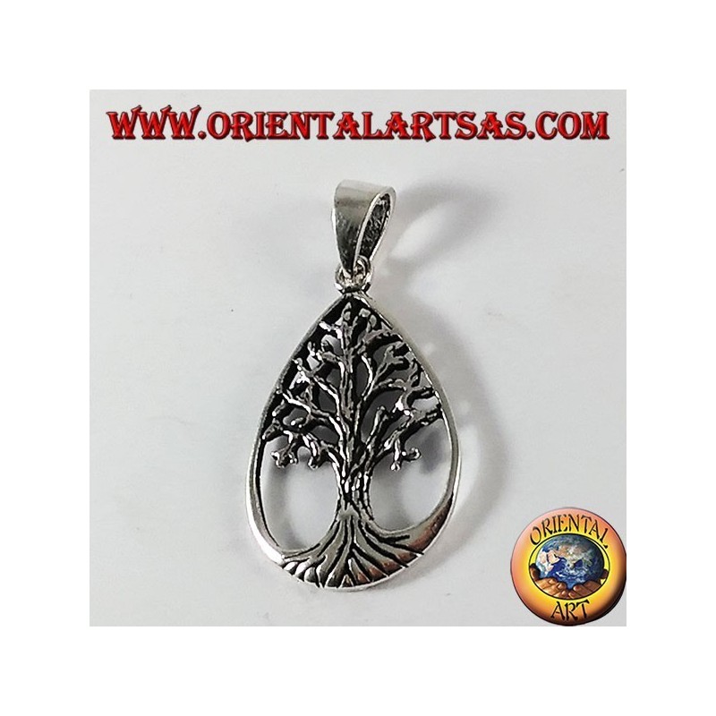 Pendentif argent, arbre de vie (la baisse)