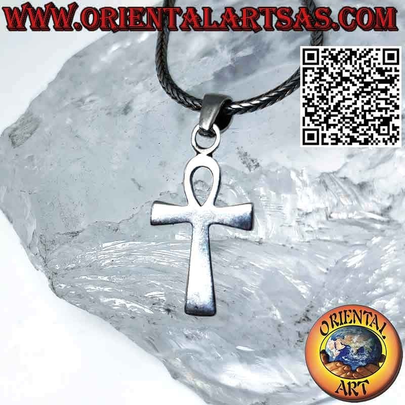Pendentif en argent croix égyptienne ankh et dite clé de vie