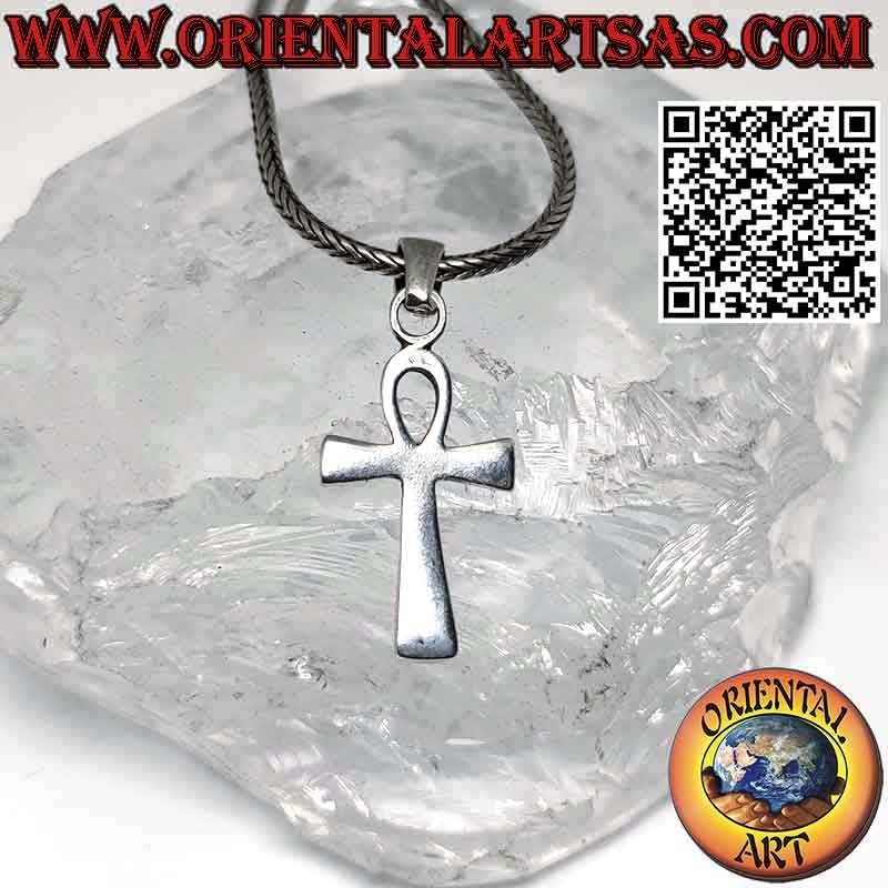 Pendentif en argent croix égyptienne ankh et dite clé de vie