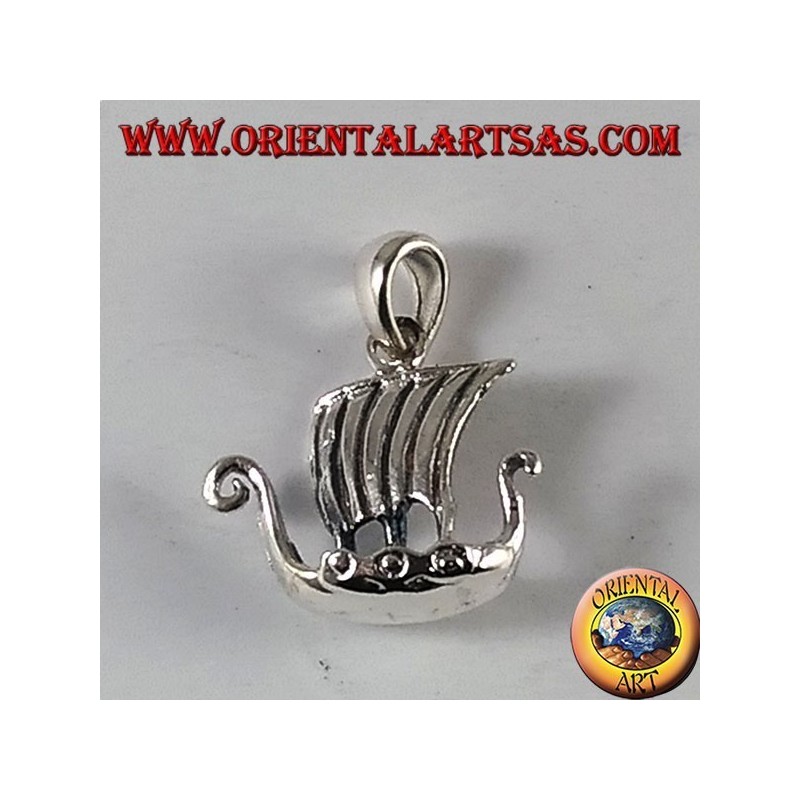 Pendentif bateau à voile Viking, Drakkar