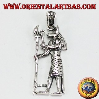 Ciondolo in argento, Anubis