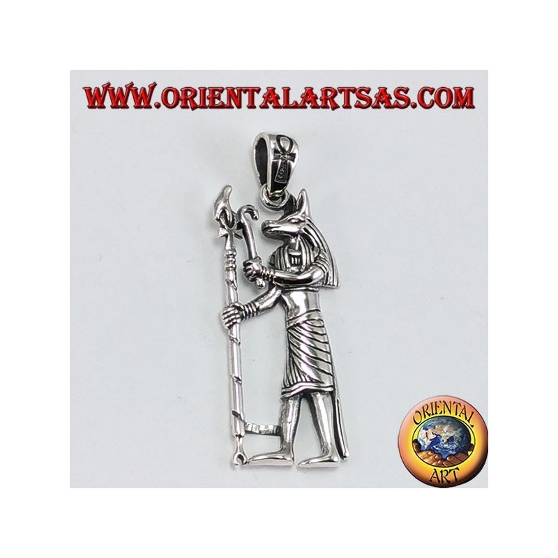 Ciondolo in argento, Anubis