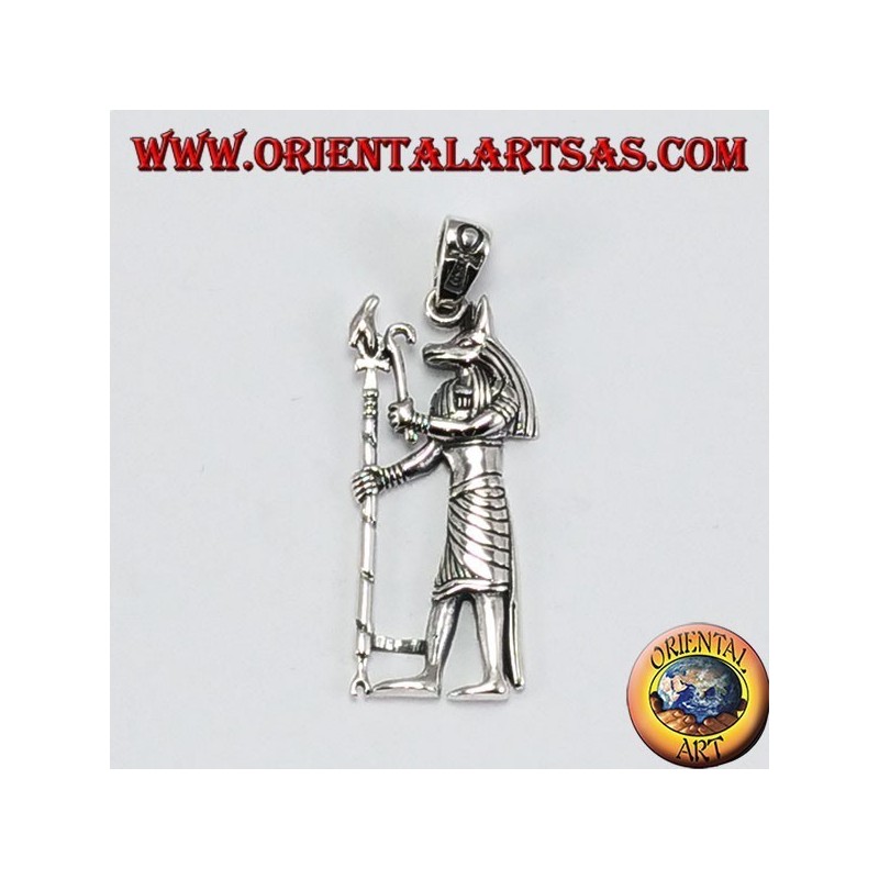 Ciondolo in argento, Anubis