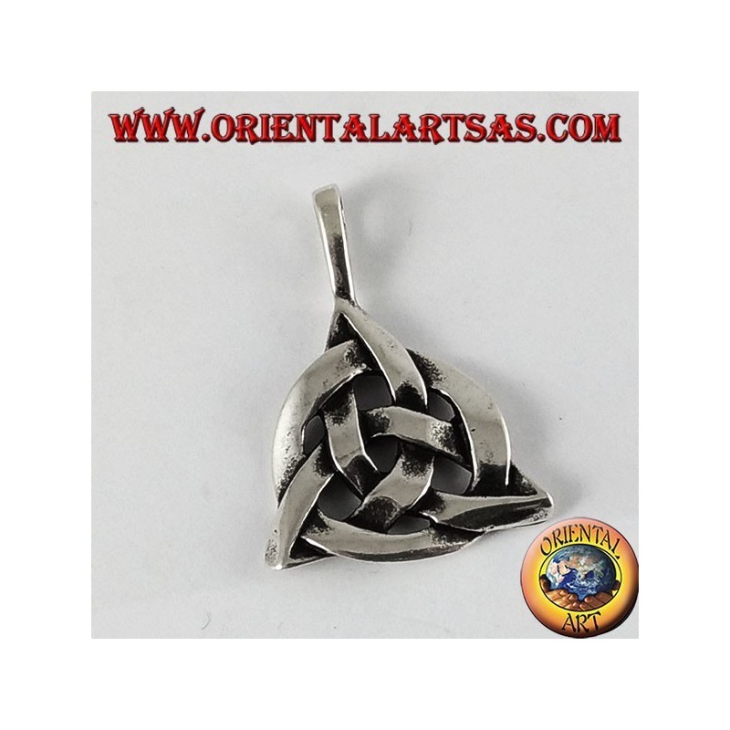 pendentif en argent, noeud celtique éternelle tyrone