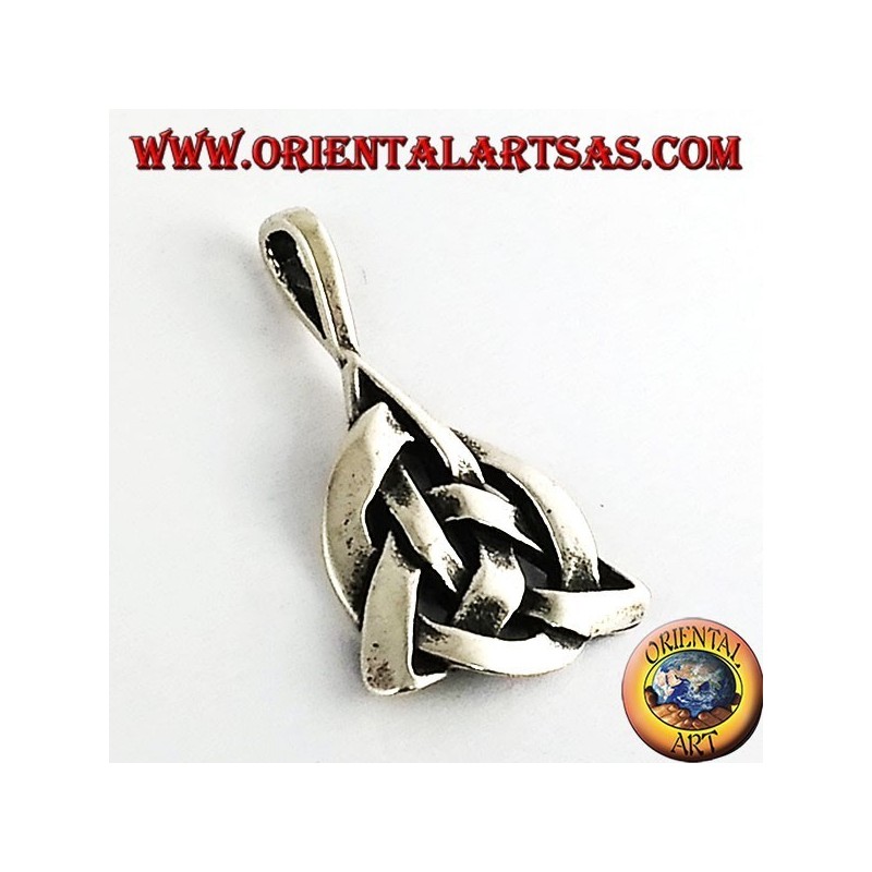 Pendant in silver Celtic knot of eternal tyrone