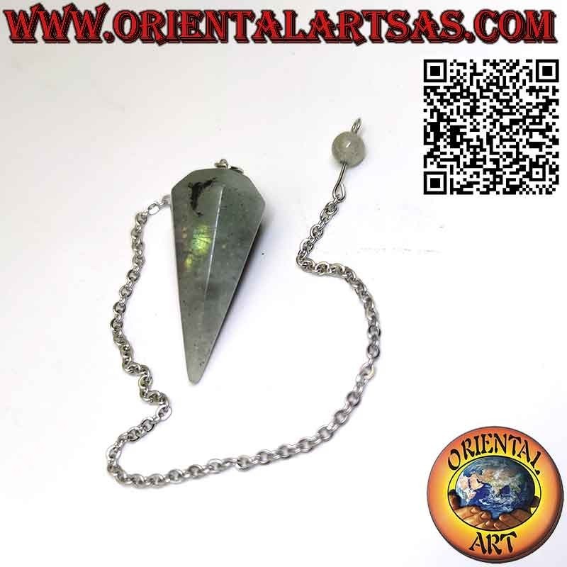 Pendule de Labradorite Facettée Naturelle | Vertus Énergétiques