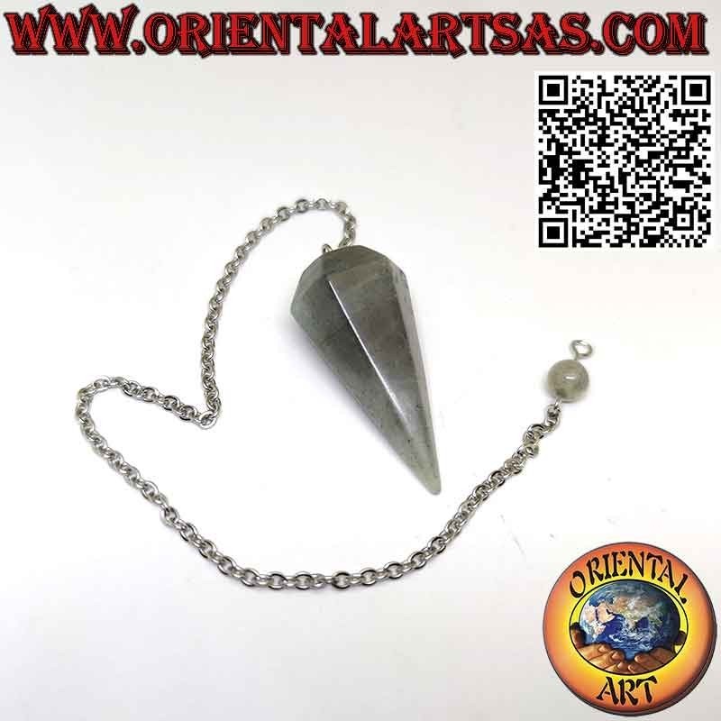 Healing Faceted Labradorite Pendulum | Oriental Art