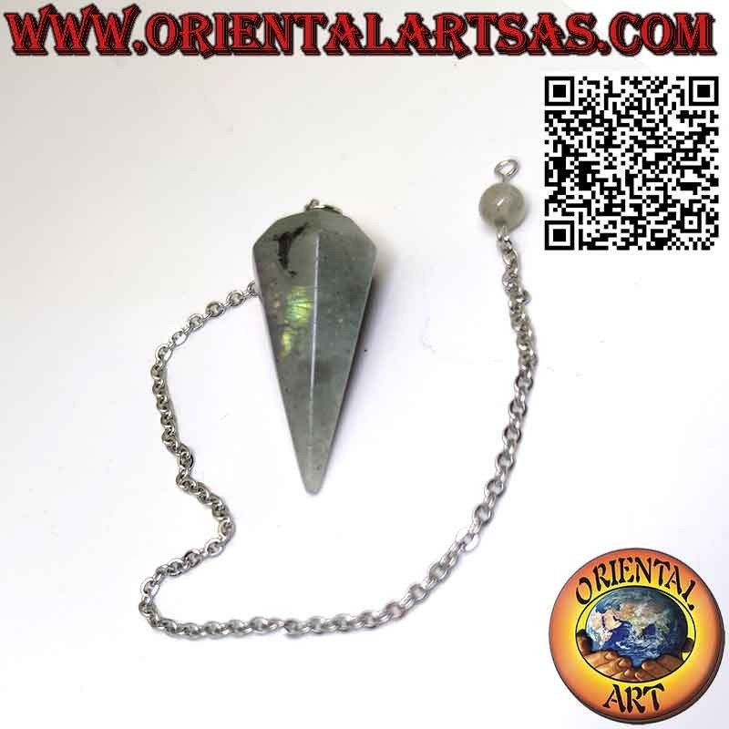Healing Faceted Labradorite Pendulum | Oriental Art