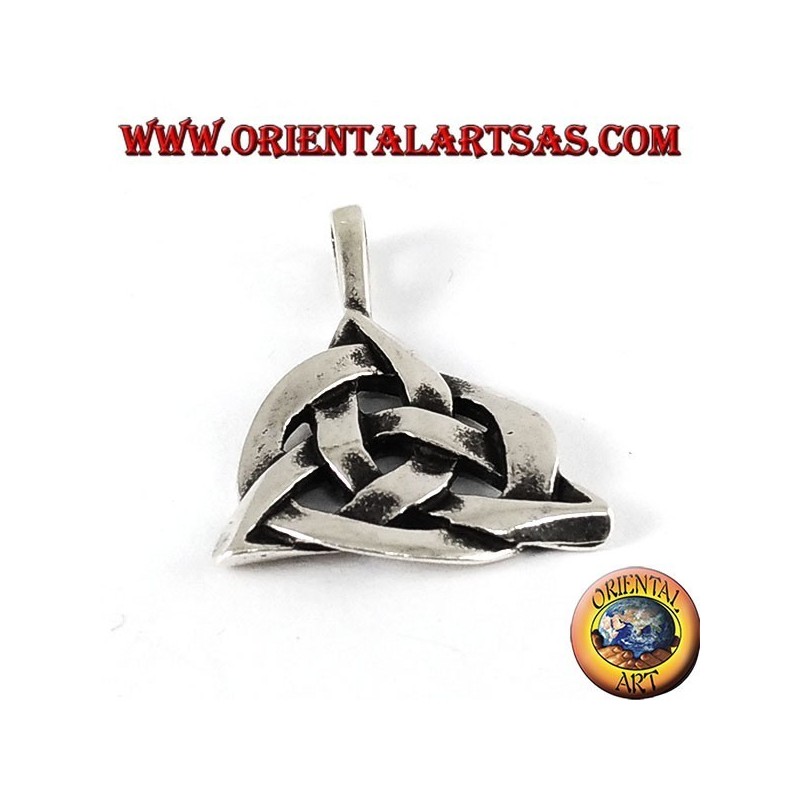 Pendant in silver Celtic knot of eternal tyrone