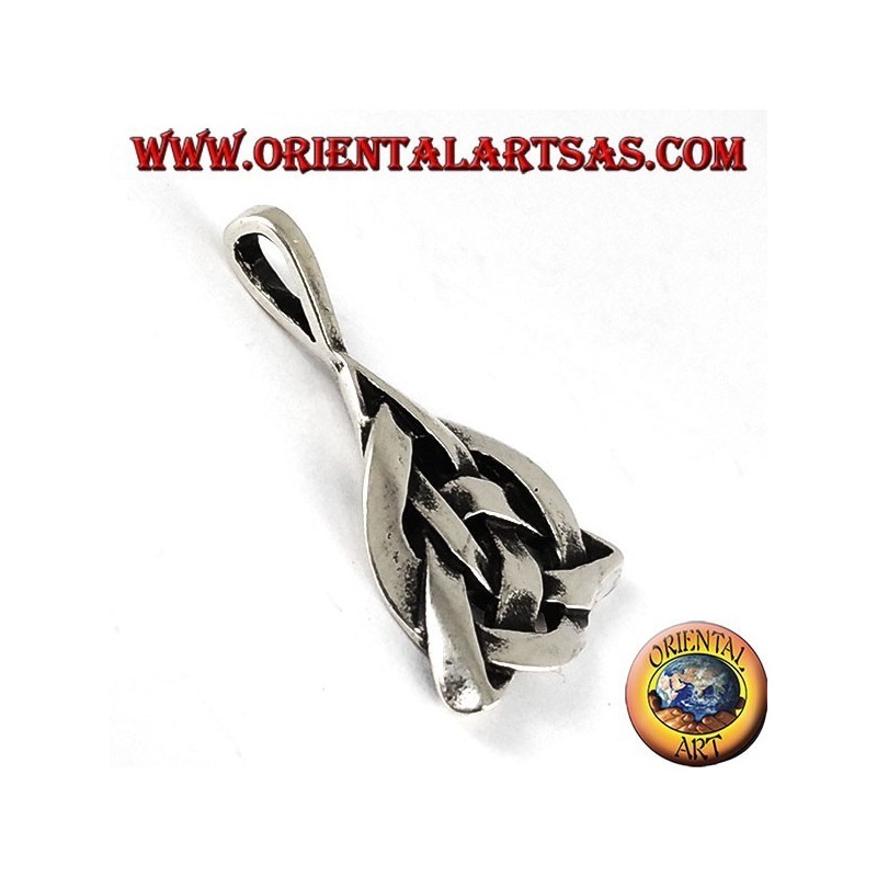 Pendant in silver Celtic knot of eternal tyrone