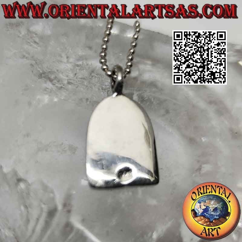 Silver pendant, the biblical couple Adam and Eve