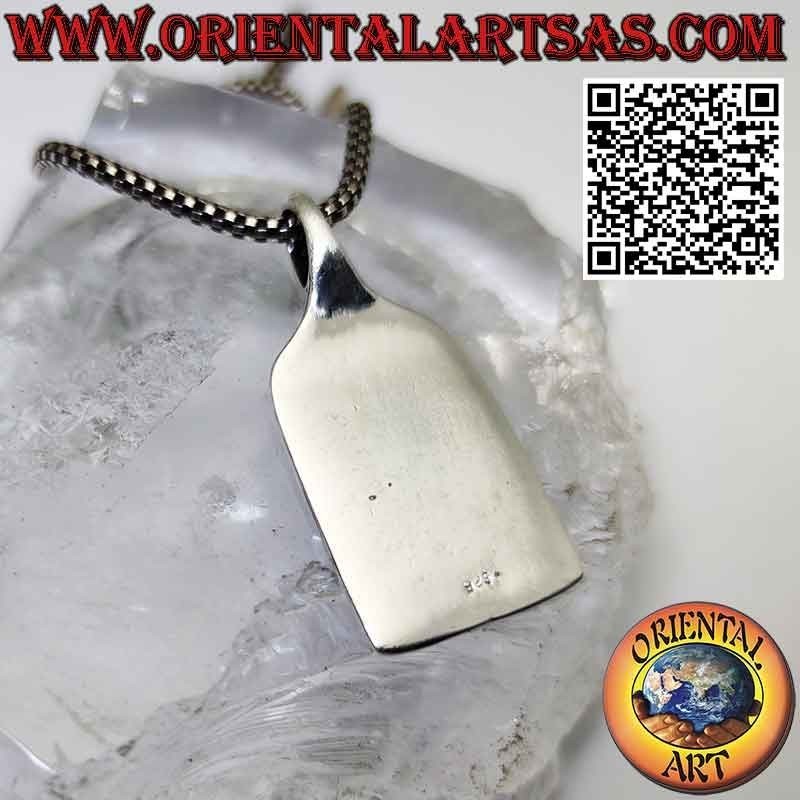 Silver pendant, the couple Adam and Eve first falling in love