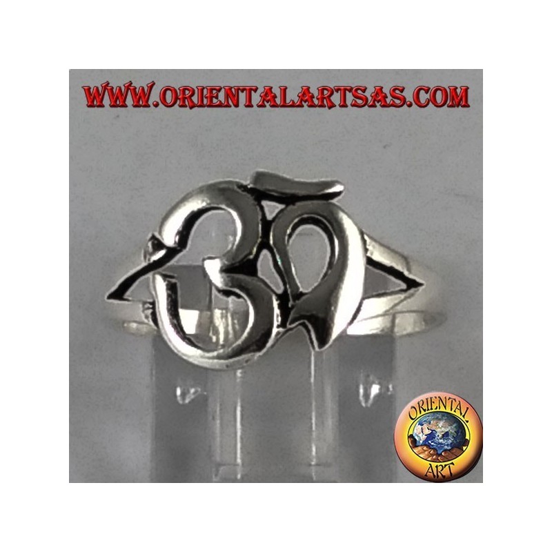 Silberring mit Hindu heiligem Symbol