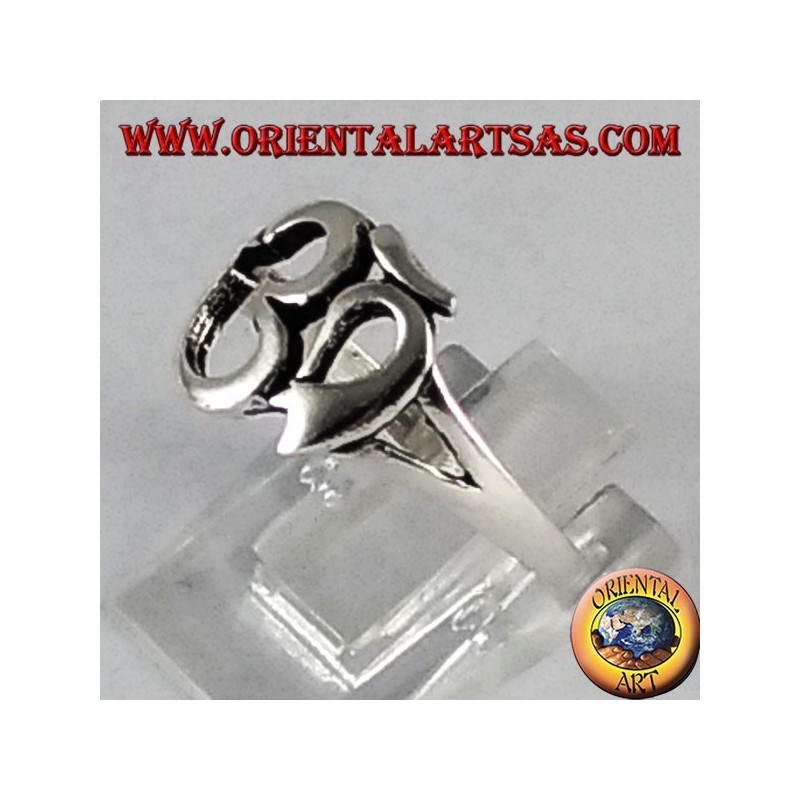 Silberring mit Hindu heiligem Symbol