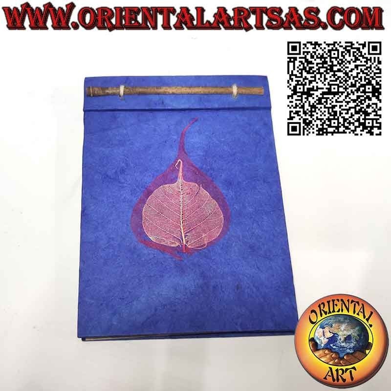 Photo album in Nepalese rice paper and black leaf sheets, (14 x 19 cm)