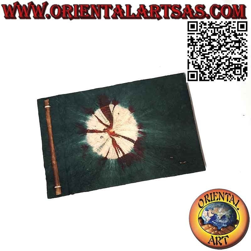 Rice paper photo album with black sheets, radiant sun (14 x19cm)