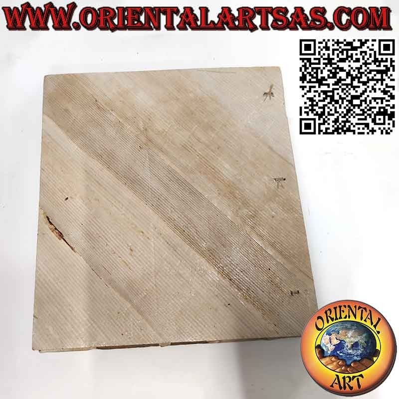 Photo album in natural paper rhombus leaf cover (35 cm)