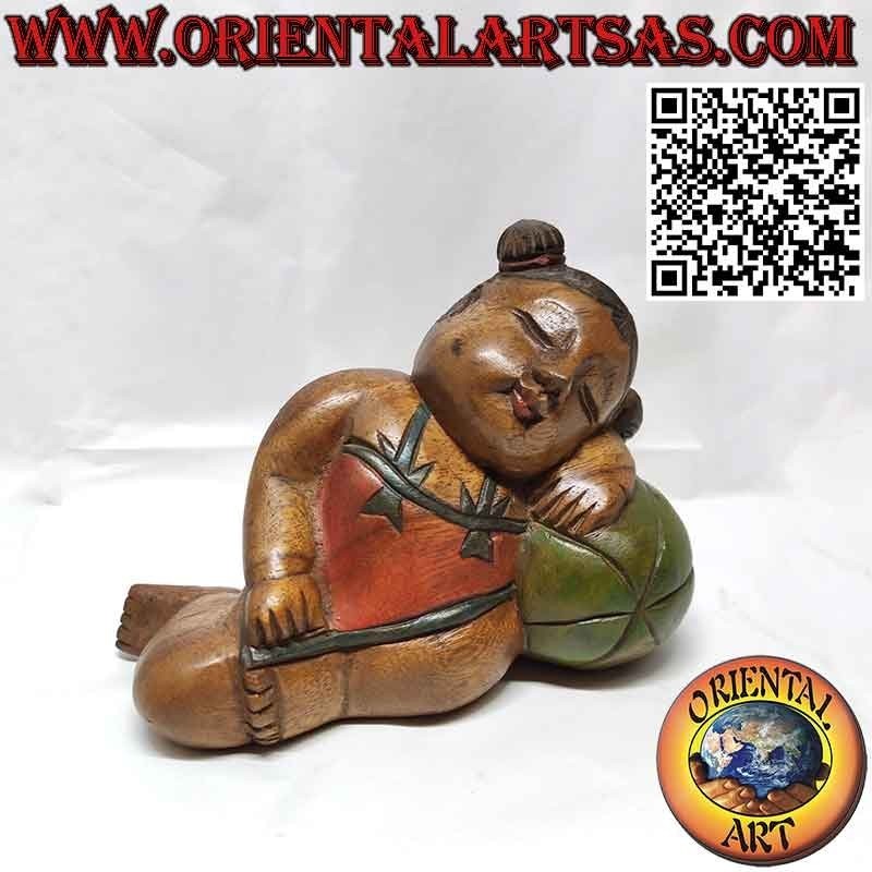 Pair of bookends Children's bookends in handmade teak wood