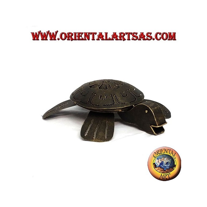 cendrier de fer tortue refermable