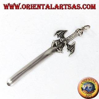 Silver Pendant, Dragon Sword