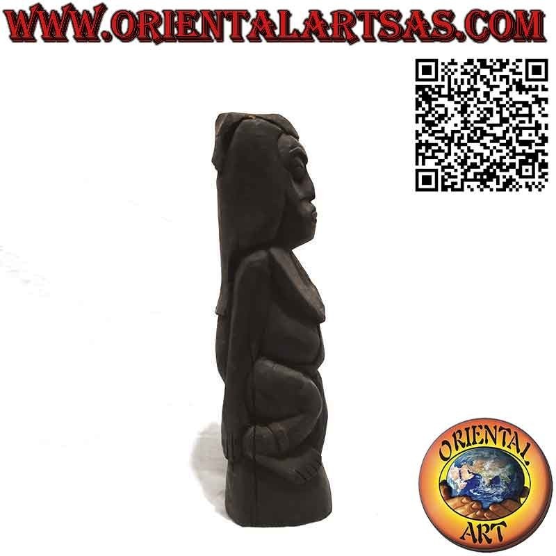 Rare antique ebony sculpture of ebony woman from Sumba Island