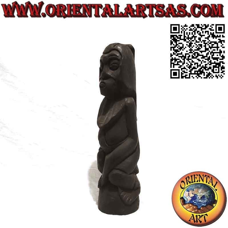Rare antique ebony sculpture of ebony woman from Sumba Island