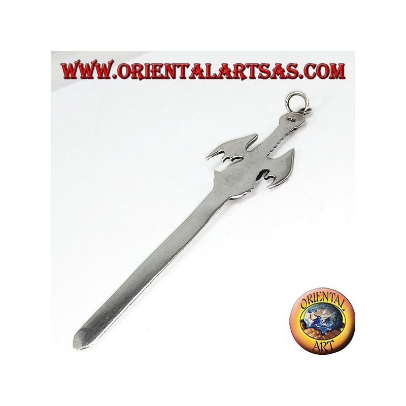 Silver Pendant, Dragon Sword