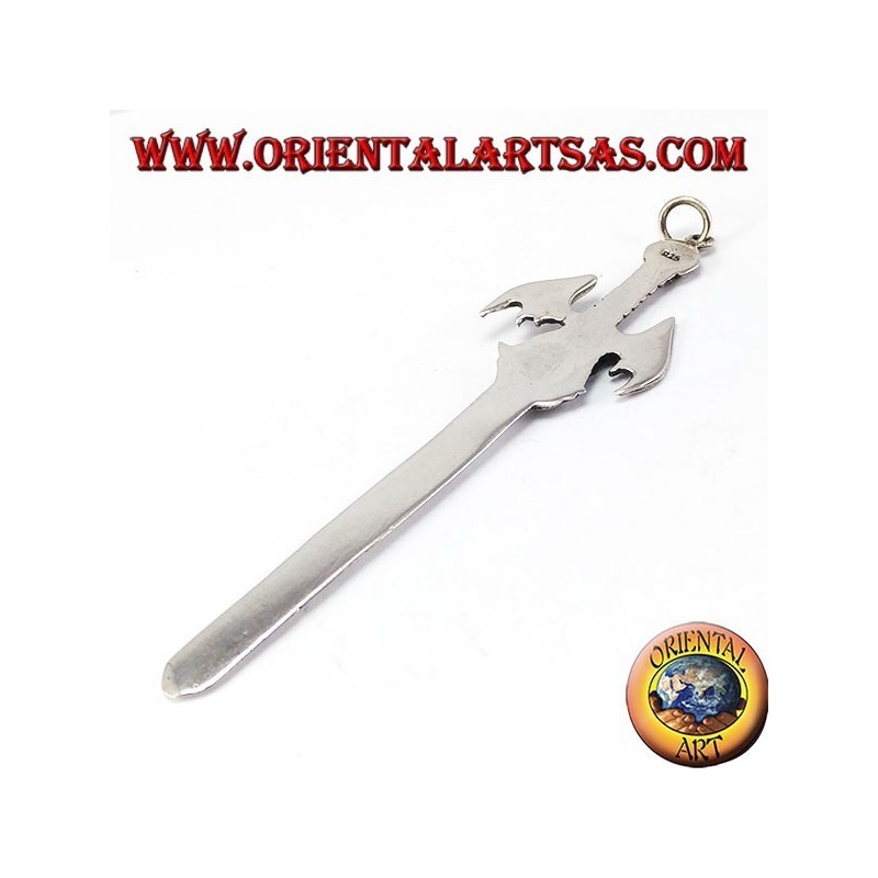 Silver Pendant, Dragon Sword