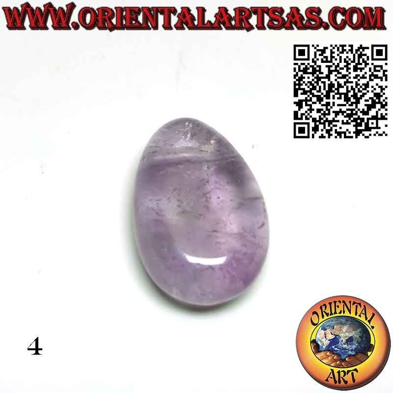 Colgante Amatista Natural Pulida Calada con Cordón