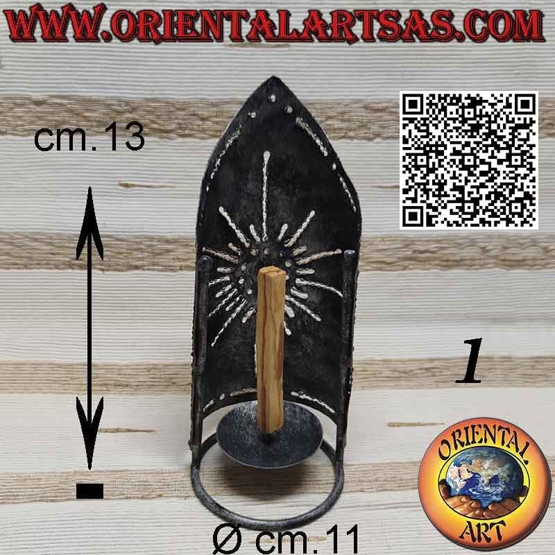 Burner for Palo Santo sticks of incense in wrought iron