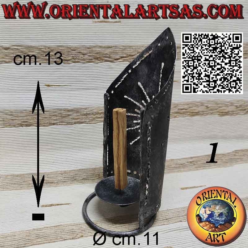 Burner for Palo Santo sticks of incense in wrought iron