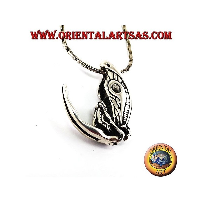 Pendentif argent, Fée en vol