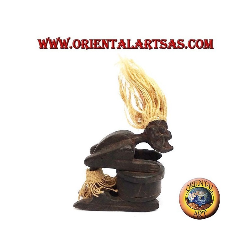 figura de la tribu de madera, plegable cuadro