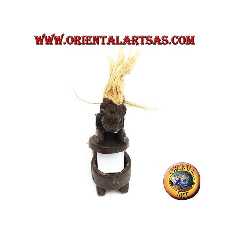 figura de la tribu de madera, plegable cuadro